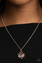Load image into Gallery viewer, Lotus Retreat - Rose Gold necklace 2183
