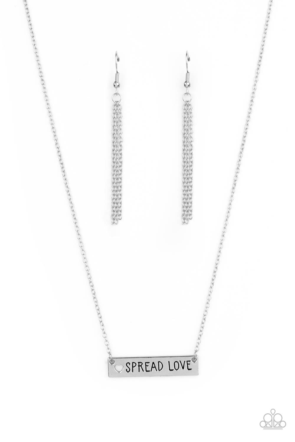 Spread Love - Silver necklace B049