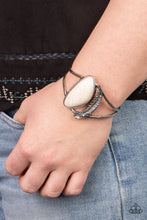 Load image into Gallery viewer, Out In The Wild - White cuff bracelet 2146
