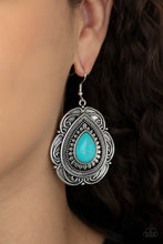 Load image into Gallery viewer, Southwestern Soul - Blue earring 652
