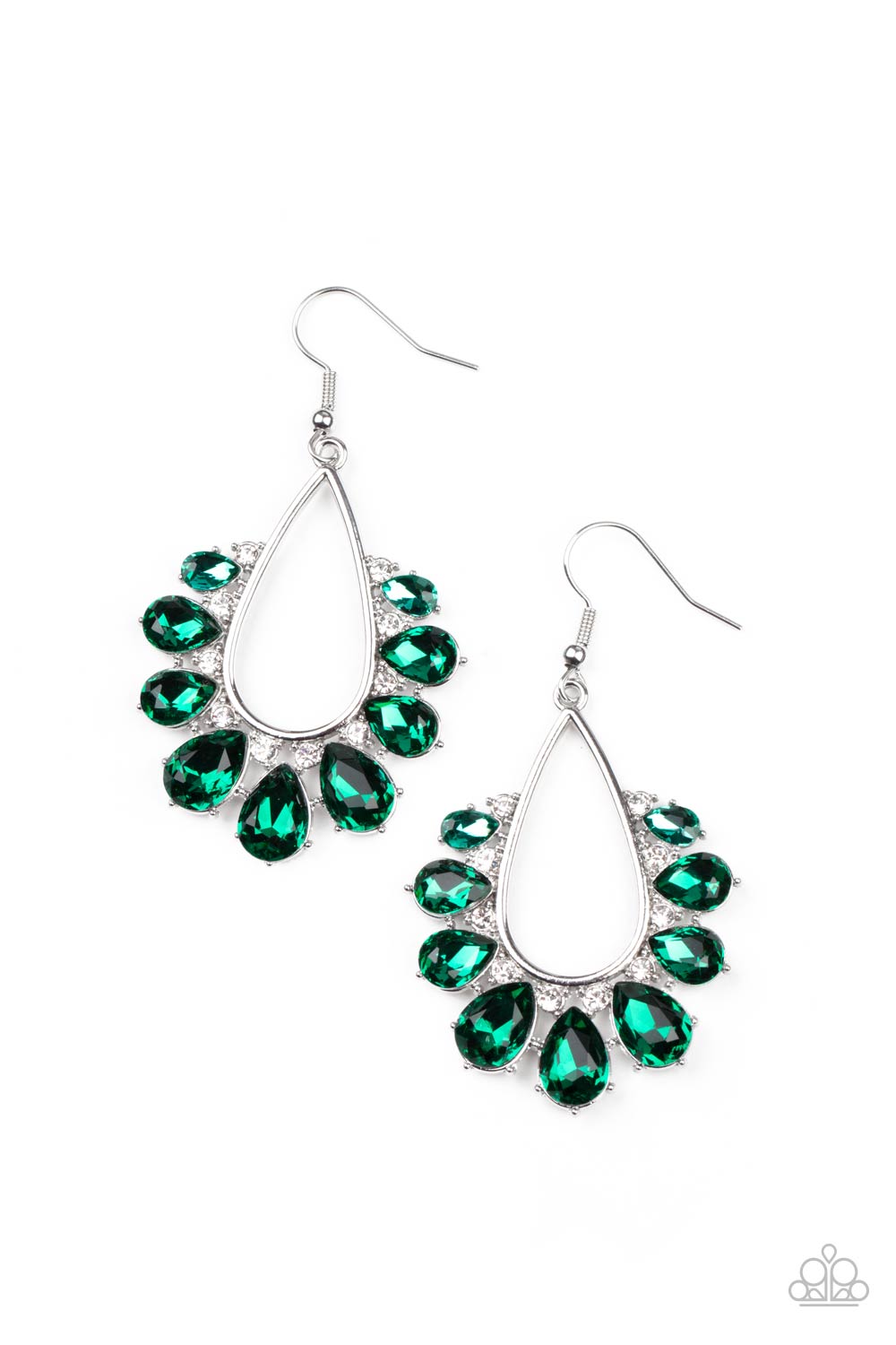 Two Can Play That Game - Green earring 2088