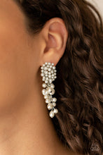 Load image into Gallery viewer, Fabulously Flattering - White post earring 795
