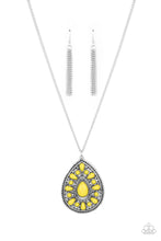 Load image into Gallery viewer, Retro Prairies - paparazzi Yellow necklace (512)
