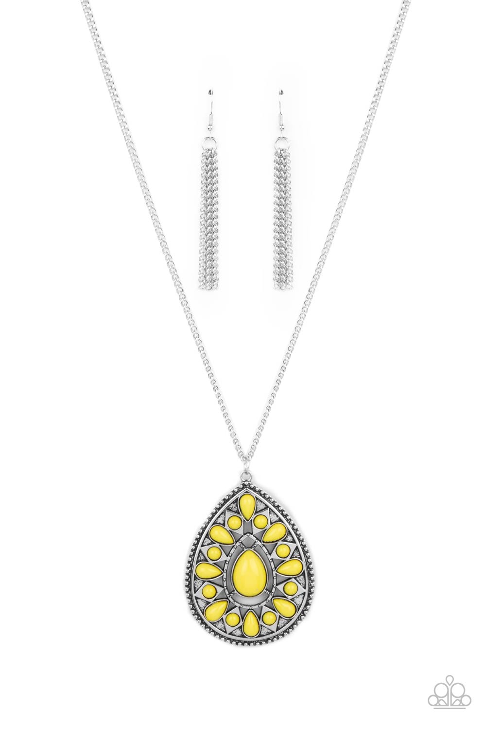 Retro Prairies - Yellow necklace 512