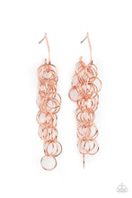 Load image into Gallery viewer, Long Live The Rebels - Copper hoop earring 2135
