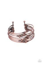 Load image into Gallery viewer, Industrial Intricacies - Copper cuff bracelet 792
