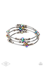 Load image into Gallery viewer, Showy Shimmer - Multi coil bracelet A012
