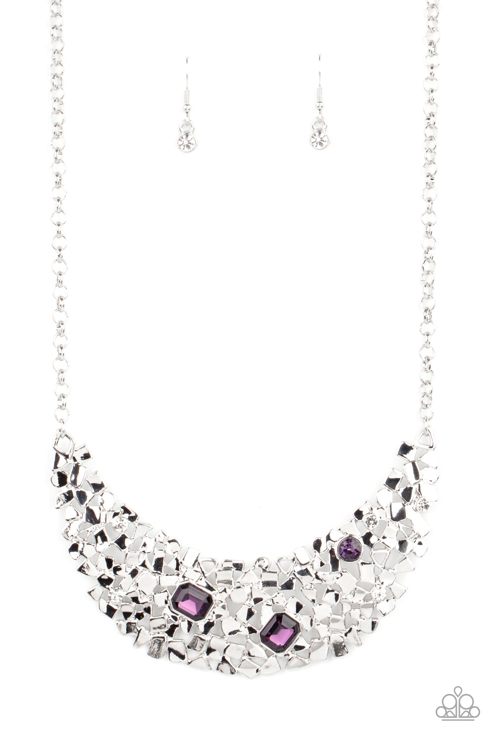 Fabulously Fragmented - Purple necklace B087