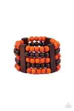 Load image into Gallery viewer, Caribbean Catwalk - Orange bracelet 1609
