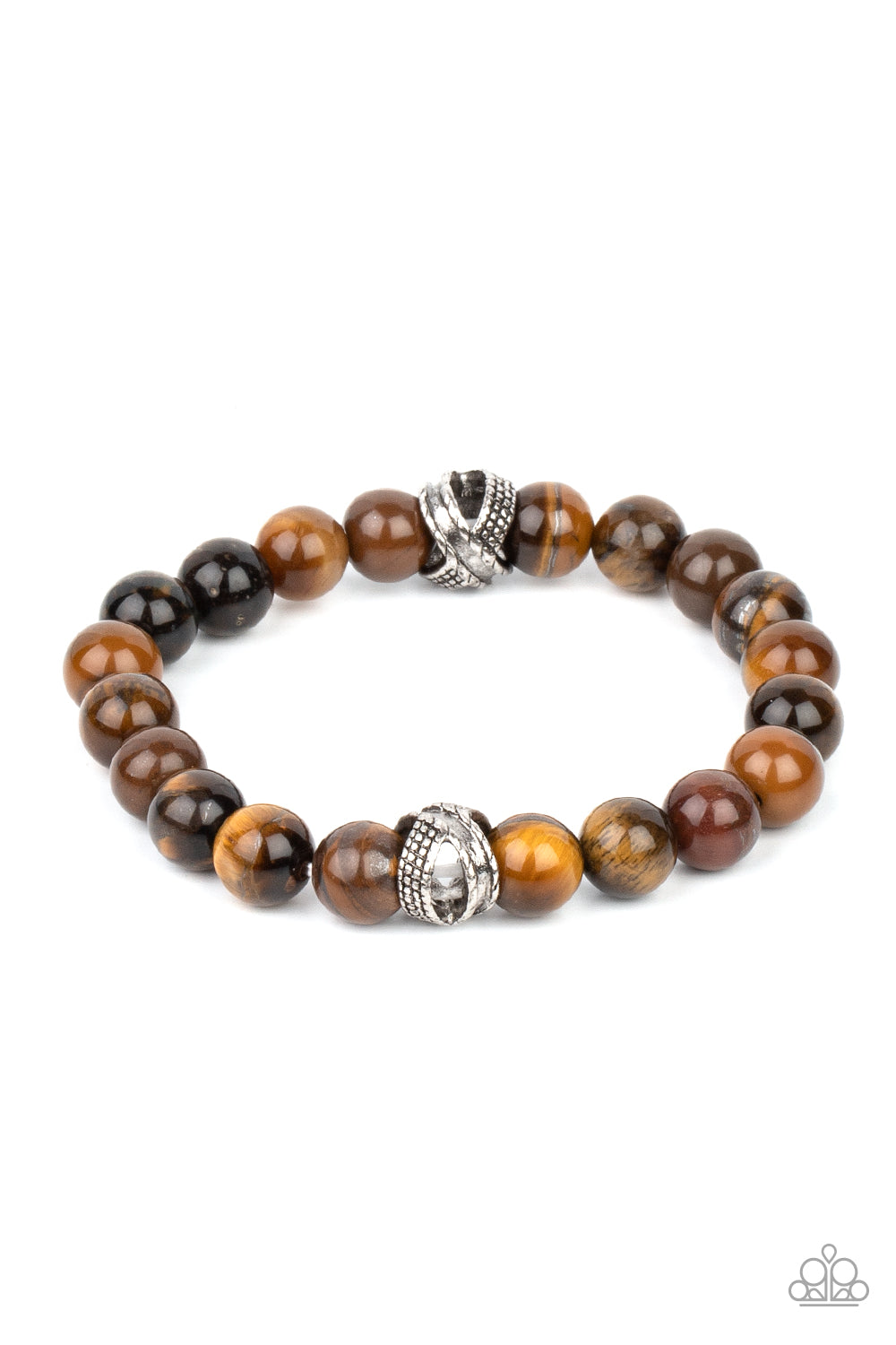 ZEN Commandments - Brown lava bead bracelet 2200