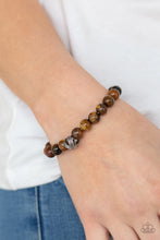 Load image into Gallery viewer, ZEN Commandments - Brown lava bead bracelet 2200
