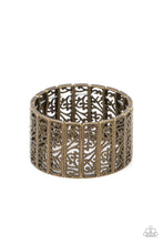 Load image into Gallery viewer, Ornate Orchards - Brass  bracelet D002
