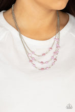 Load image into Gallery viewer, Let The Record GLOW - Purple necklace 2168
