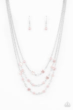 Load image into Gallery viewer, Let The Record GLOW - Pink necklace 1633

