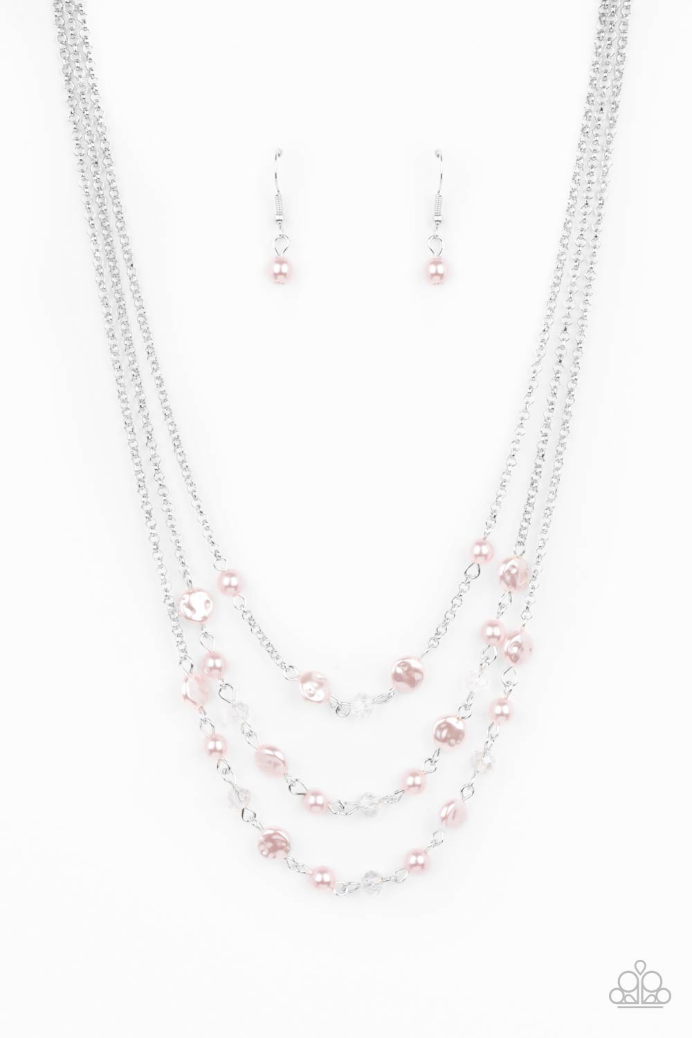 Let The Record GLOW - Pink necklace 1633