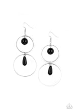 Load image into Gallery viewer, Cultured in Couture - Black earring 2048
