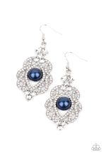 Load image into Gallery viewer, Rhinestone Renaissance - Blue earring 674
