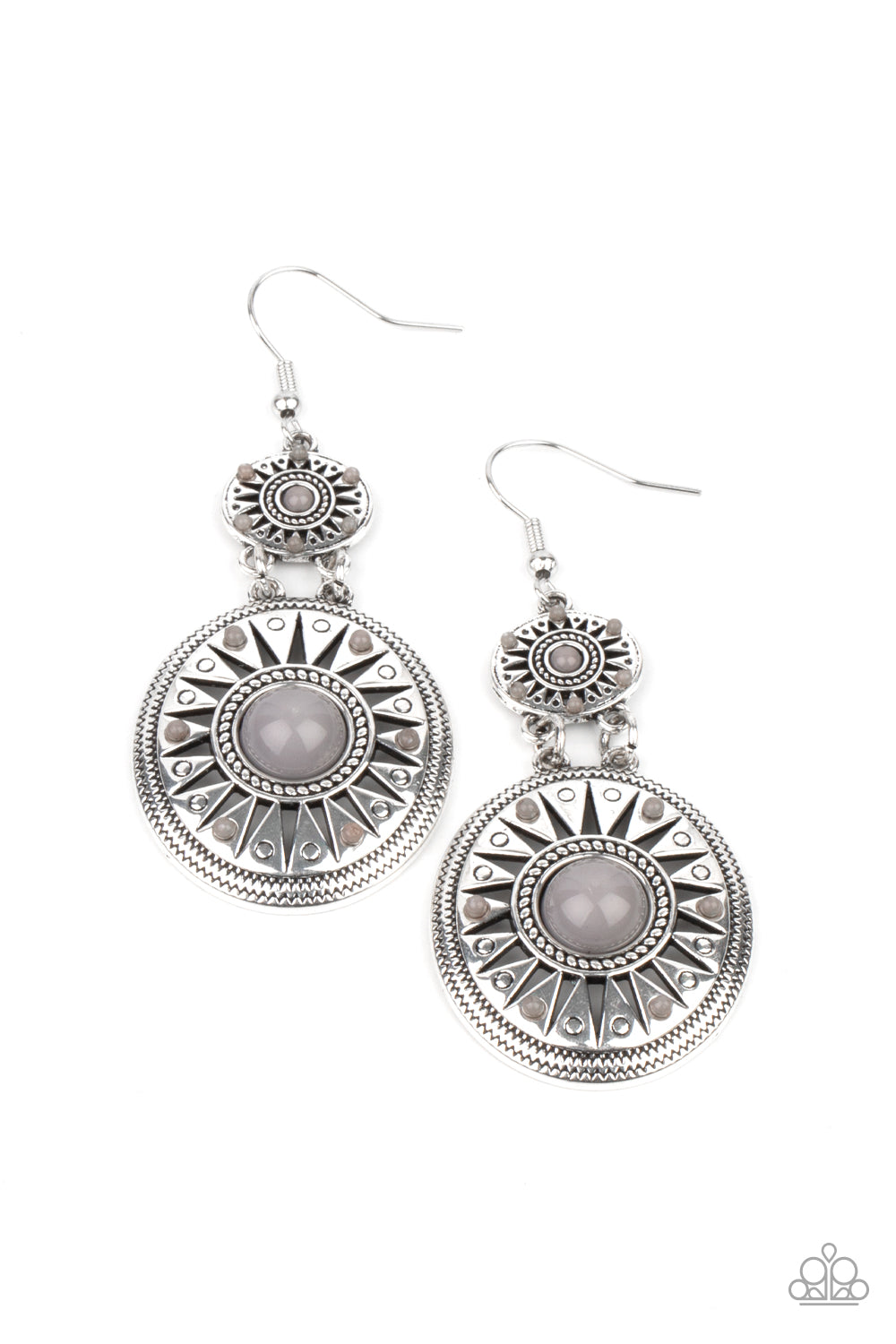 Temple of The Sun - Silver earring 2179