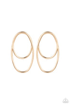 Load image into Gallery viewer, So OVAL-Dramatic - Gold earring 649
