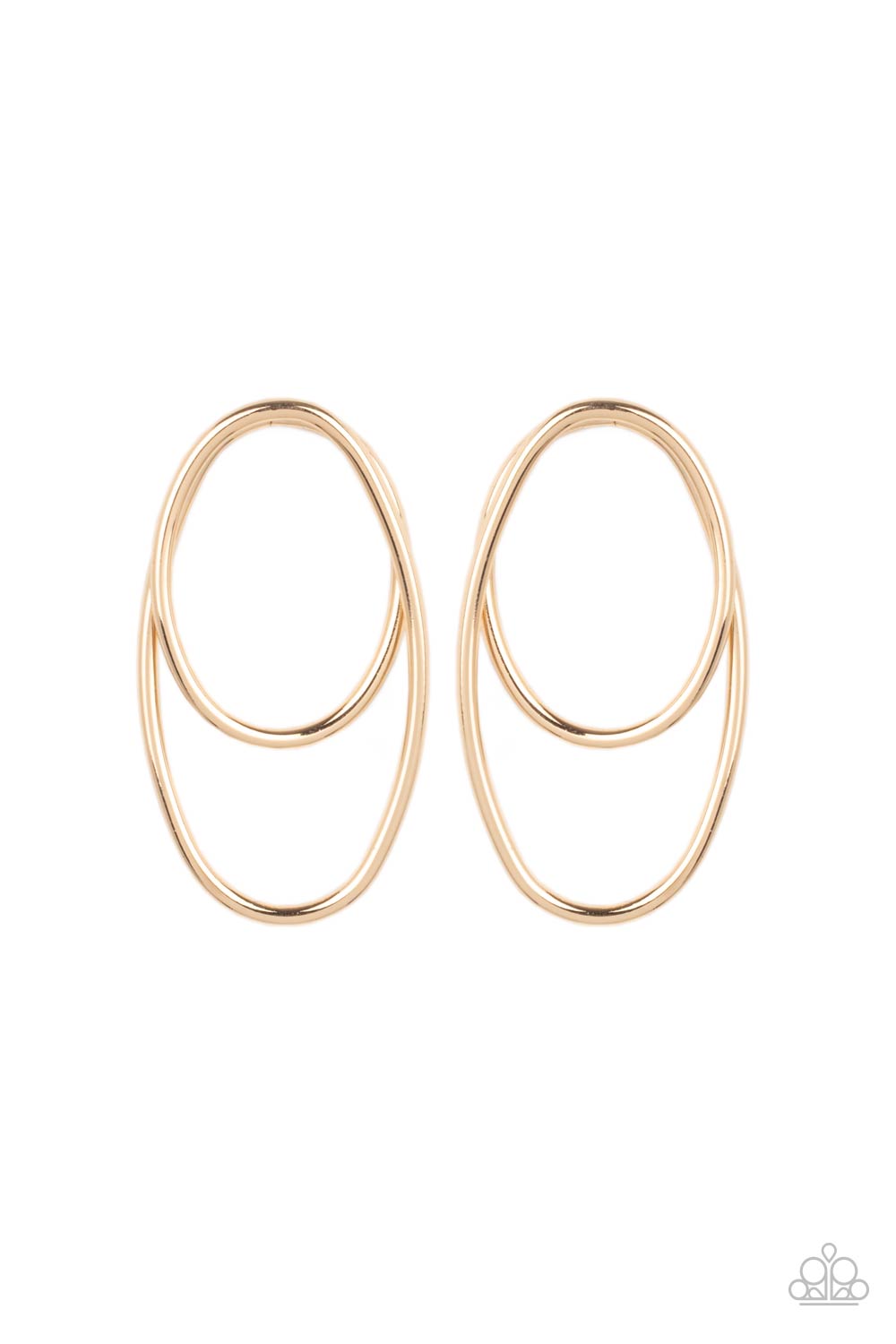 So OVAL-Dramatic - Gold earring 649