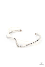 Load image into Gallery viewer, Craveable Curves - White cuff bracelet 2198
