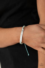Load image into Gallery viewer, To Live, To Learn, To Love - Blue bracelet 1545
