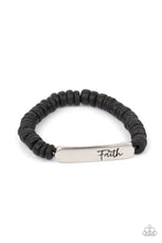 Load image into Gallery viewer, Full Faith - Black bracelet C002
