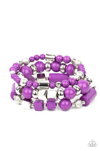 Load image into Gallery viewer, Perfectly Prismatic - Purple bracelet 780
