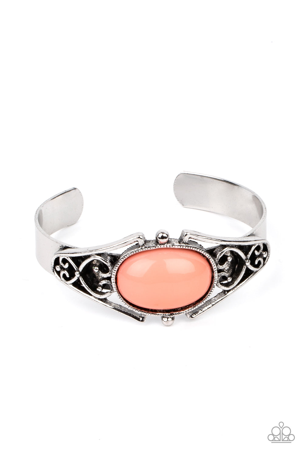 Springtime Trendsetter - Orange cuff bracelet 2196