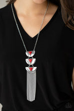 Load image into Gallery viewer, Gallery Expo - Red necklace D020
