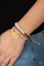 Load image into Gallery viewer, Keep At ROAM Temperature - Yellow bracelet 2179
