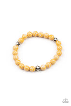Load image into Gallery viewer, Awakened - Yellow bead bracelet 2129
