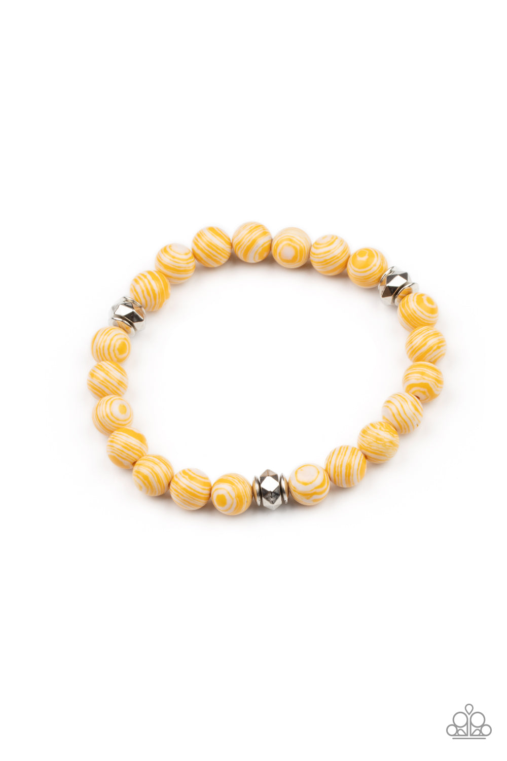 Awakened - Yellow bead bracelet 2129