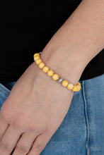 Load image into Gallery viewer, Awakened - Yellow bead bracelet 2129

