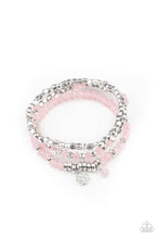 Load image into Gallery viewer, Glacial Glimmer - Pink bracelet 624
