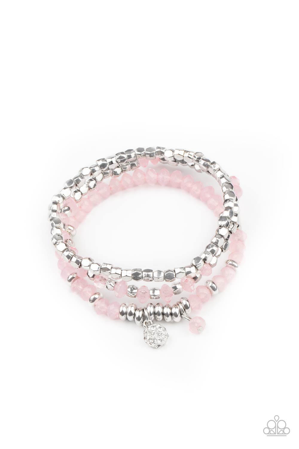 Glacial Glimmer - Pink bracelet 624