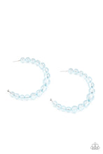 Load image into Gallery viewer, In The Clear - Blue hoop earring 794
