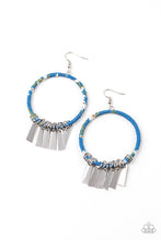 Load image into Gallery viewer, Garden Chimes - Blue earring 2094
