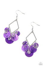 Load image into Gallery viewer, Pomp And Circumstance - Purple earring 2117
