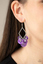 Load image into Gallery viewer, Pomp And Circumstance - Purple earring 2117
