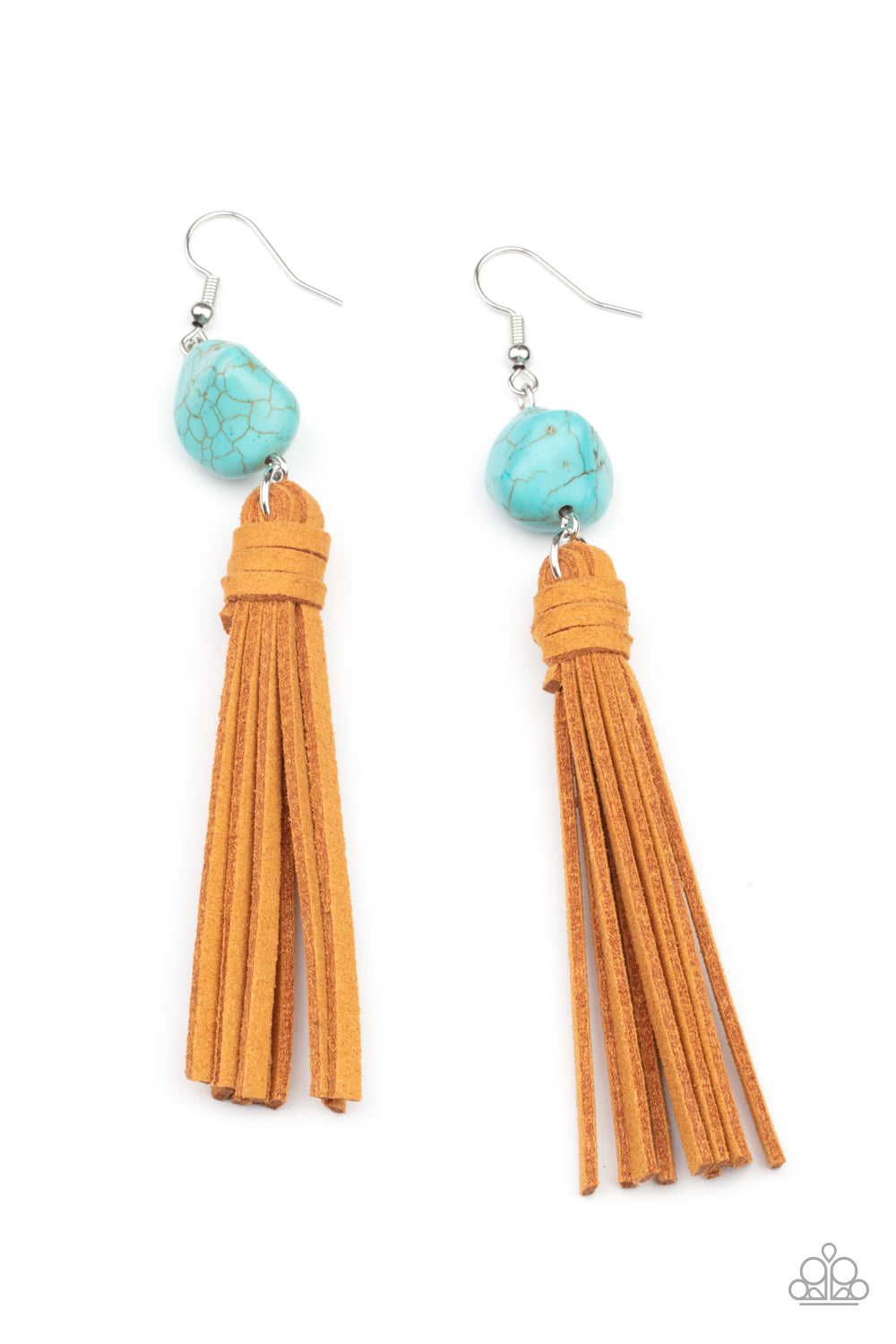 All-Natural Allure - Blue earring 2196