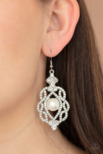 Load image into Gallery viewer, Rhinestone Renaissance - White earring 2086
