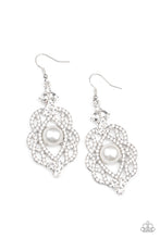 Load image into Gallery viewer, Rhinestone Renaissance - White earring 2086
