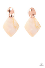 Load image into Gallery viewer, Alluringly Lustrous - Copper earring 1616
