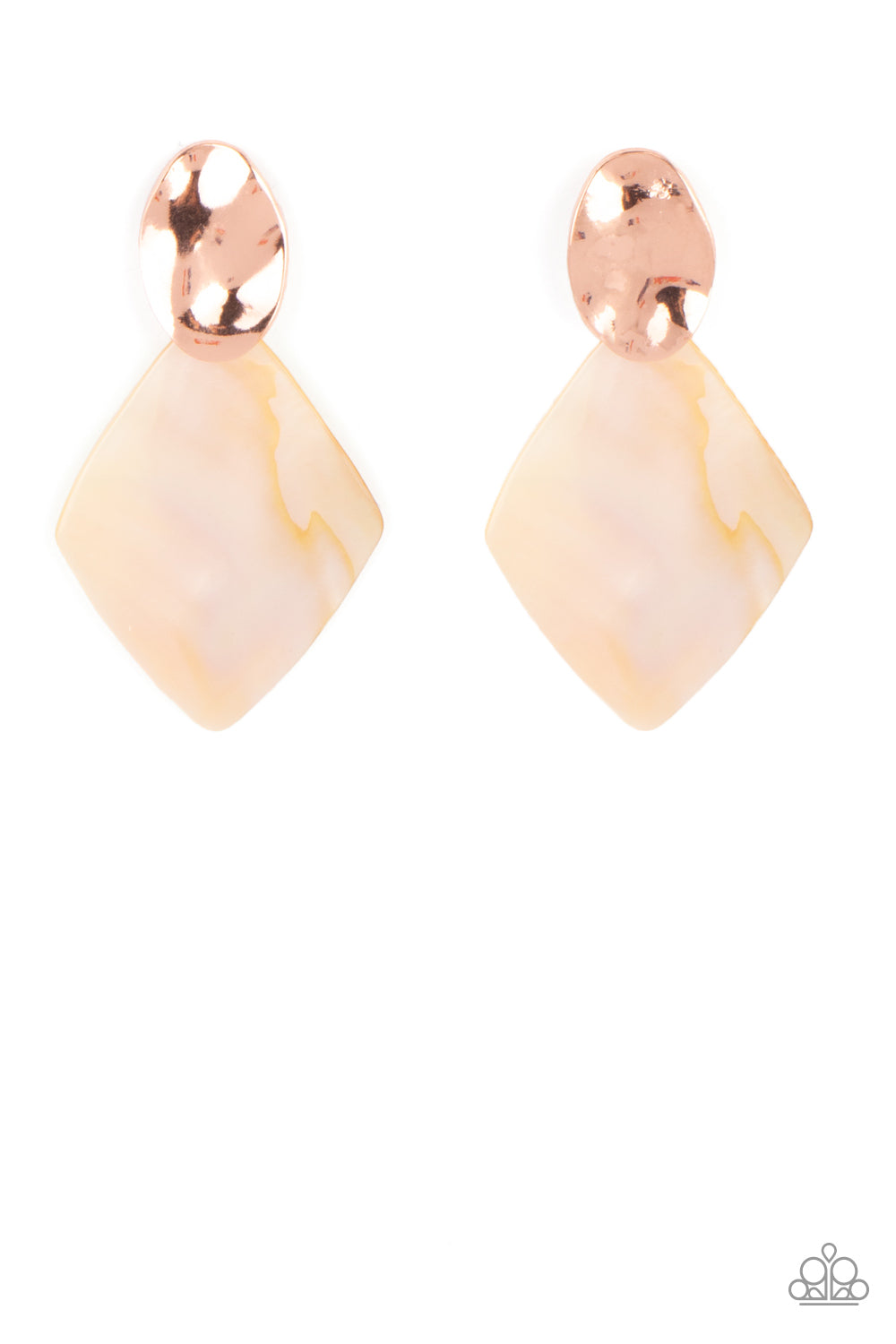 Alluringly Lustrous - Copper earring 1616