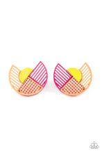 Load image into Gallery viewer, Its Just an Expression - Pink post earring 1803
