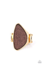 Load image into Gallery viewer, Perfectly Petrified - Gold ring 2190
