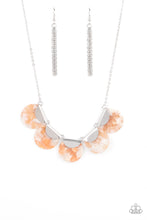 Load image into Gallery viewer, Mermaid Oasis - Orange necklace A022
