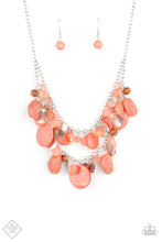 Load image into Gallery viewer, Spring Goddess - Orange necklace plus matching bracelet Springtime Springs 608
