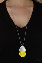 Load image into Gallery viewer, Rainbow Shores - Yellow necklace 2194
